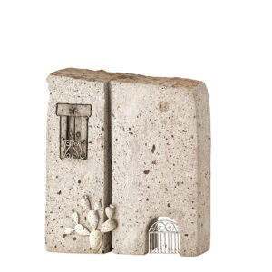 Casette in trachite e argento